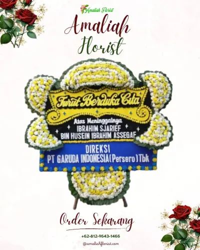 Papan Bunga Duka di Tlogoadi